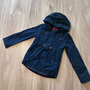 Sz XL 12 GAP kids girls navy blue Hooded Jacket